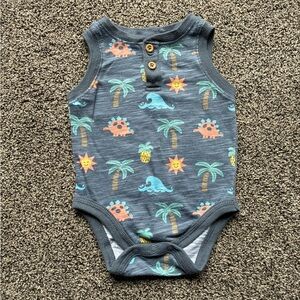 Garanimals Baby Boy Dinosaur Print Tank Top, Size 3-6 Months